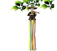 Day of The Dead Ornaments Reusable - Skeleton Decoration with Tassel Skull
