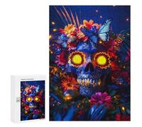 Day of The Dead Skull Decor Puzzle 1000 Pezzi Difficile Puzzle Giocattoli Educativi Gioco Impossible Sfida Per Adulti Bambini 300 Pezzi