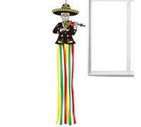 Day Of The Dead Sugar Skull Hanging Tassel Ornament Decor