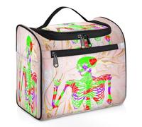 Day of The Dead - Trousse da viaggio in marmo per donne, uomini, bambini, ragazze e ragazzi, in marmo da 11,2 l, da appendere, per articoli da toeletta e articoli da toeletta, Colore, 11.2L, Organizer