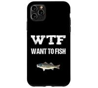 Day Off WTF Vuoi Pescare Divertente Umorismo Pesca Custodia per iPhone 11 Pro Max