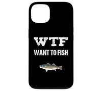 Day Off WTF Vuoi Pescare Divertente Umorismo Pesca Custodia per iPhone 13