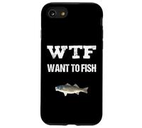 Day Off WTF Vuoi Pescare Divertente Umorismo Pesca Custodia per iPhone SE (2020) / 7/8