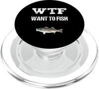 Day Off WTF Vuoi Pescare Divertente Umorismo Pesca PopSockets PopGrip per MagSafe