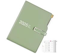 Day Planner 2025, A6 Weekly Planner, 2025 Calendar Planner, Daily Notebook With Pen, Daily Task Record, Organized Daily Planner, Appointment Book, Weekly Calendar Planner, Task Organizer Planner