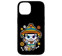 Day The Dead Sugar Skull Dia De Los Muertos Men Women Costum Custodia per iPhone 14