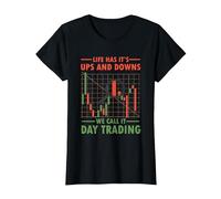 Day Trader Investitore Borsa - Day Trader Trading Online Maglietta, Donna, Nero, S
