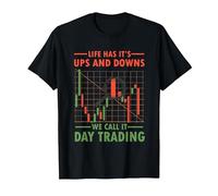 Day Trader Investitore Borsa - Day Trader Trading Online Maglietta, Uomo, Nero, 3XL