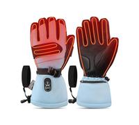 day wolf Guanti riscaldabili con batteria per uomo e donna - fino a 10 ore di calore e impermeabile, ricarica rapida USB-C PD, Thinsulate, touch screen, per sci ed escursionismo