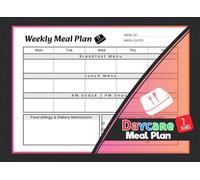 Daycare Meal Plan: Weekly Childcare Menu Logbook | Record Breakfast, Lunch & Snack | Includes Grocery List & Allergy Tracking | 100 Weeks