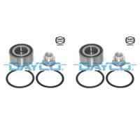 DAYCO 2x Cuscinetto Ruota Mozzo Asse Ant. per Opel Corsa D S07 X15 M13