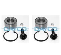DAYCO 2x Cuscinetto Ruota Mozzo Asse Ant. per VW Sharan Ford Galaxy Alhambra 7M8