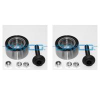 DAYCO 2x Cuscinetto Ruota Mozzo Frontale per Audi A4 80 VW Passat Variant 8D2 B5