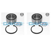 DAYCO 2x Cuscinetto Ruota Mozzo Frontale per Citroën C4 II C5 III Break Peugeot