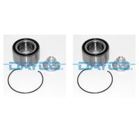 DAYCO 2x Cuscinetto Ruota Mozzo Frontale per Hyundai i10 i20 Kia Picanto Rio II
