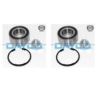 DAYCO 2x Cuscinetto Ruota Mozzo Frontale per Peugeot 208 2008 I Citroën C3 II Ca
