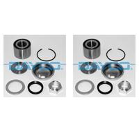 DAYCO 2x Cuscinetto Ruota Mozzo Posteriore per Peugeot 206 Berlina 206 + Citroën
