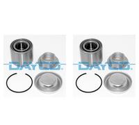DAYCO 2x Cuscinetto Ruota Mozzo Posteriore per Peugeot 208 301 Citroën C3 II Ca