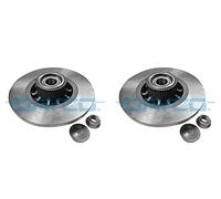 DAYCO 2x Cuscinetto Ruota Mozzo Posteriore per Renault Trafic III Scatola Opel
