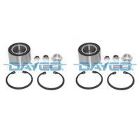 DAYCO 2X Mozzo Ruota Kit Cuscinetti Anteriore Per VW Golf II Jetta 19E 1G1 155