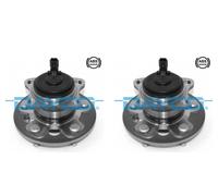 DAYCO 2X Mozzo Ruota Kit Cuscinetti Posteriore Per Toyota Auris E18 NRE15 ZZE15