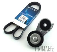 Dayco Cinghia Scanalata + Tendicinghia per Opel Astra G H Meriva Zafira 1.6 1.8