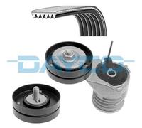 DAYCO Set Cinghia Scanalata per VW Golf IV 1J1 1J5 1J2 Seat Leon 1M1 Toledo II