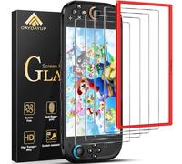 daydayup 4 Pezzi Vetro Temperato Compatibile con Nintendo Switch 2, 4 Pezzi Pellicola Protettiva per Switch 2 Model 2025 -Bubble Free, HD, Anti-Crack, durezza 9H, Resistente ai Graffi. (7.9")