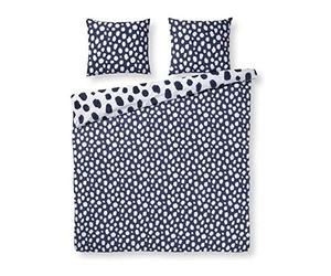 DayDream bedwear Donna-Copripiumino Blu, Cotone, 140 x 200/220