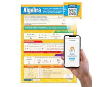 Daydream Education Algebra | Tabelle di matematica | Carta lucida misura 594 mm x 850 mm (A1) | Tabelle matematiche per l'aula | Poster Educazione by