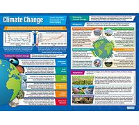 Daydream Education Cambiamenti climatici | Poster geografici | Carta lucida misura 850 mm x 594 mm (A1) | Poster Geografia Classroom | Schede educative by