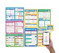 Daydream Education - Set di 7 poster algebra | Grafici matematici | Carta lucida 594 mm x 850 mm (A1) | Grafici matematici per la classe | Poster educativi