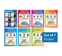Daydream Education - Set di 7 poster musicali | Carta lucida da 850 mm x 594 mm (A1) | Grafici musicali per l'aula | Grafici educativi di Daydream Education
