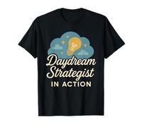 Daydreamer ADHD Humor Creative Overthinker Regalo Look Maglietta