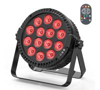 DayFlicker 14 * 6 W LED Luce Par, 4 in 1 RGBW Disco Party Stage Light con telecomando 4/8 CH Master-Slave Semovente Par Light Spotlight Adatto per Festival Club DJ Palco Nozze