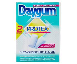 Daygum Protex Gomma da Masticare, Confezione da 2 Astucci, 60g