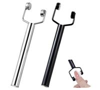 Dayinkes 2 magneti per unghie a forma di Y a forma di occhio di gatto, 3 in 1 a doppia testa, in acciaio inox, set professionale per manicure per salone, casa, per nail art e amanti della vernice in