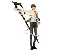 DAYIYUE Death-Note Light Yagami Kira 27 CM Figura Statua Anime Yagami Luce in piedi Agitando la Falce della Morte Figure in PVC Modello per Decorazione Scrivania e Regalo da Collezione