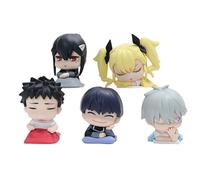 DAYIYUE Kaiju Numero otto 5 Pezzi Kafka Hibino Mina Ashiro Cicle Seiran Soshiro Hoshiina Kikoro Yotsunomiya 4CM Figura Personaggio Anime Chibi Figure Posizione Dormire Versione Carina