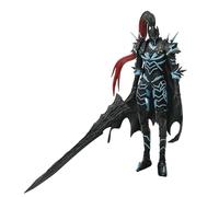 DAYIYUE Sung Jin Woo Igris - Statua di anime Igrit il Cavaliere Rosso, 21 cm, modellino di spada che brandisce nera, in PVC, per decorazione da scrivania e regalo da collezione (21 cm)