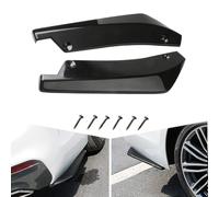 DAYKET 2 Pezzi Diffusore per Paraurti Posteriore per Auto per VW Golf 7 MK7 VII 7.5 R-Line, Spoiler per Angolo di Avvolgimento con 6 Bulloni,A/Black