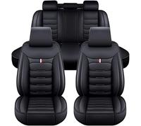 DAYKET Coprisedile Auto, per Ford Ranger Wildtrak (2016-2023) Coprisedile Set Protezioni Sedili Copri Sedili Accessori,A/all-Black