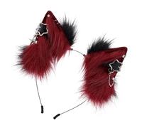 DAYLIGHE Fasce per capelli pelose fatte a mano, accessorio per costume per Halloween, festa del Ringraziamento, cosplay, anime e cosplay