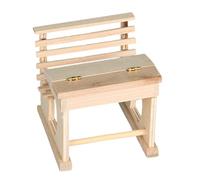 DAYLIGHE Tavolo in legno adattabile, struttura realistica, per stanze modello e finta di giocare, tavolo artistico in miniatura