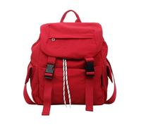 DAYLIGHE Zaino da viaggio impermeabile per libri scolastici piccolo zaino da città borse zaini borsa per donne e ragazze shopping città zaino, Rosso