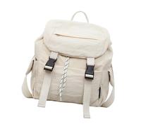 DAYLIGHE Zaino da viaggio impermeabile per libri scolastici piccolo zaino da città borse zaini borsa per donne e ragazze shopping città zaino, Beige