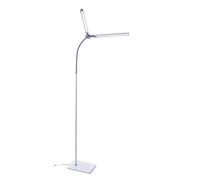 Daylight DuoPro Floor - New - 6,000K, 2,090 Lux at 30cm, Double Shade, 4 Brightness Levels, Flexible Arm, Energy Efficient, Perfect for Salons, Eyelash, Eyebrow, Tattooing