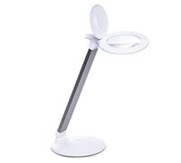 Daylight Halo Go - Lampada ingrandente portatile ricaricabile, 2 livelli di luminosità, CRI 80+, luce da 6.000K, ideale per affaticamento visivo