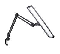Daylight Lumi Task Lamp - Adjustable LED Desk Lamp with 4000 Lux Brightness, 6000K Daylight, and 95+ CRI for Accurate Color Rendering - Black