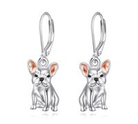 DAYLINLOVE Raven/colibri/cane/meduse/cavallo/volpe/pipistrello/gatto/capra/pappagallo/opossum orecchini in argento sterling 925 gioielli animali regali per le donne, medium, Argento sterling, Nessuna